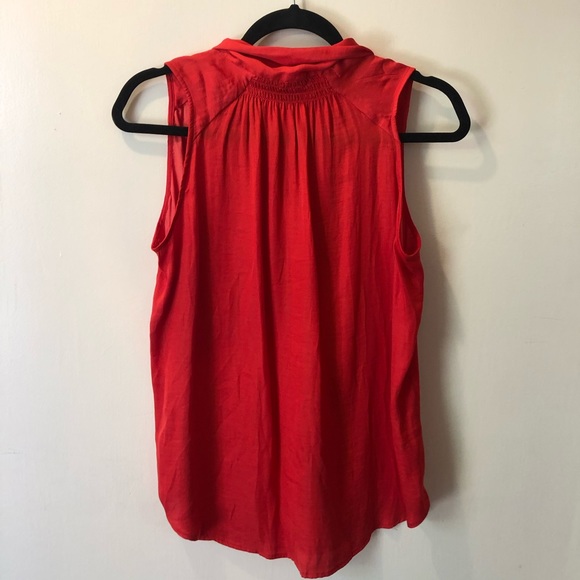 LOFT Sleeveless Blouse with Tie Detail - Picture 2 of 3